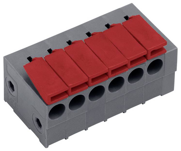 PTR Hartmann 54701070422E Printklemme 1.5 mm² Polzahl 7 Basalt-Grau 1 St. Piece