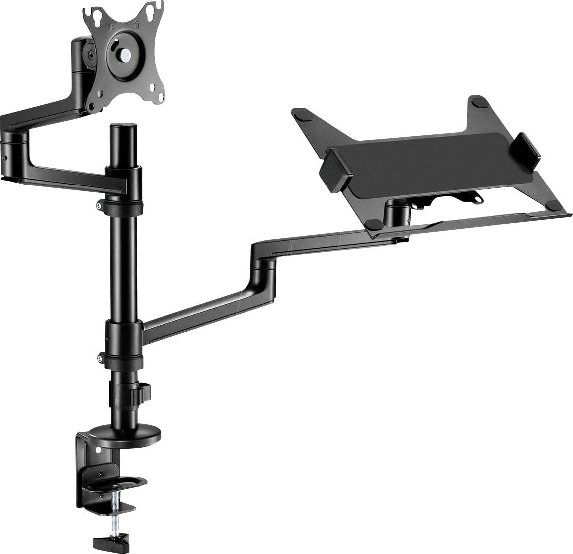 ICY BOX Monitorhalterung IB-MS622-T Monitorständer für einen Monitor bis 32" und ein Notebook bis 17,3" 1 Display(s) 81,