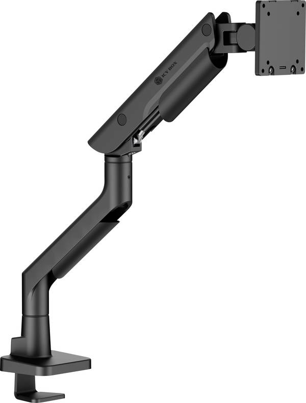 ICY BOX IB-MS701-T Monitorständer für einen Monitor bis 57" und 27 kg  Monitorhalterung 1 Display(s)  Schwarz Stand