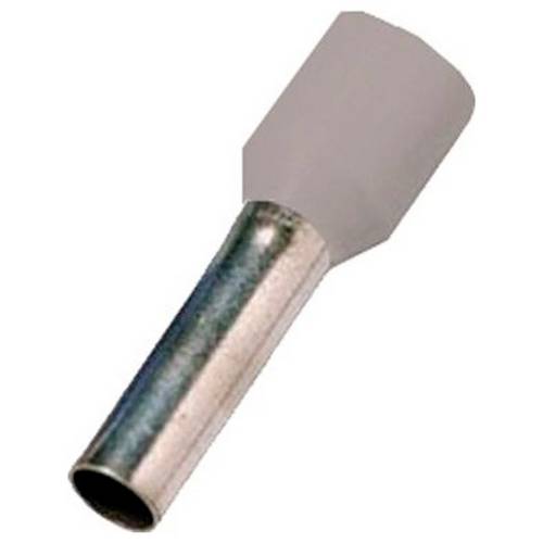 Intercable 185625 Aderendhülse Teilisoliert Grau 1 St.