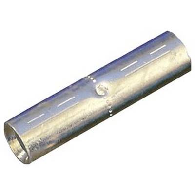 Ein metallischer zylindrischer Verbinder, der zum Verbinden von zwei linearen Rohrsegmenten oder Schläuchen verwendet wird.