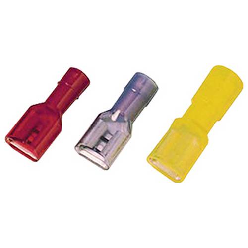 Intercable 183549 Flachsteckhülse Steckbreite: 4.8 mm Steckdicke: 0.5 mm Vollisoliert Rot 1 St.