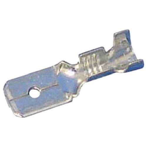 Intercable 180563 Flachstecker verzinnt Steckbreite: 6.3 mm Steckdicke: 0.8 mm Unisoliert Rot 1 St.