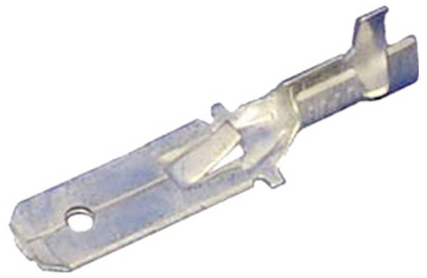 Intercable 180286 Flachstecker verzinnt Steckbreite: 6.3 mm Steckdicke: 0.8 mm Unisoliert Gelb 1 St.