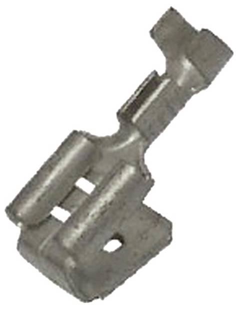 Intercable 180274 Steckverteiler verzinnt Steckbreite: 6.3 mm Steckdicke: 0.8 mm Unisoliert Rot 1 St.