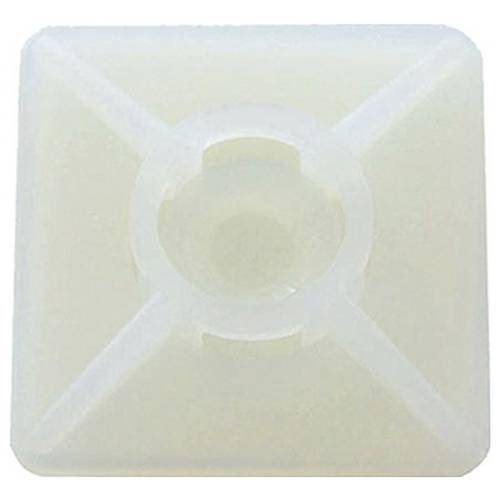 INTE Befestigungssockel ICC61040 26,5x26,5mm selbstklebend natur (L x B x H) 26.5 x 26.5 x 6.7 mm Farblos ICC61040 Inter...