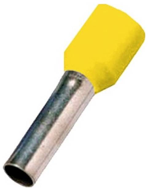Intercable 180785 Aderendhülse Teilisoliert Gelb 1 St.