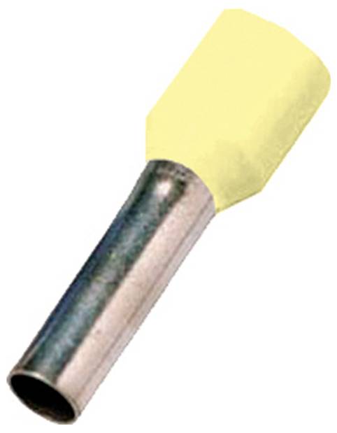 Intercable 181508 Aderendhülse Teilisoliert Gelb 1 St.