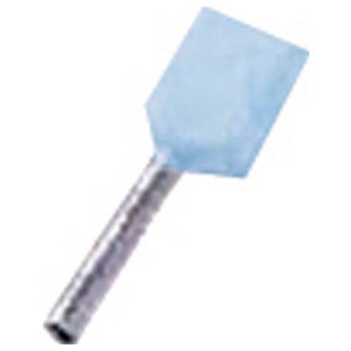 Intercable 180729 Zwillings-Aderendhülse Teilisoliert Hellblau 1 St.