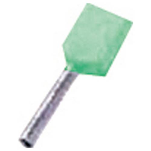 Intercable 180732 Zwillings-Aderendhülse Teilisoliert Türkis 1 St.