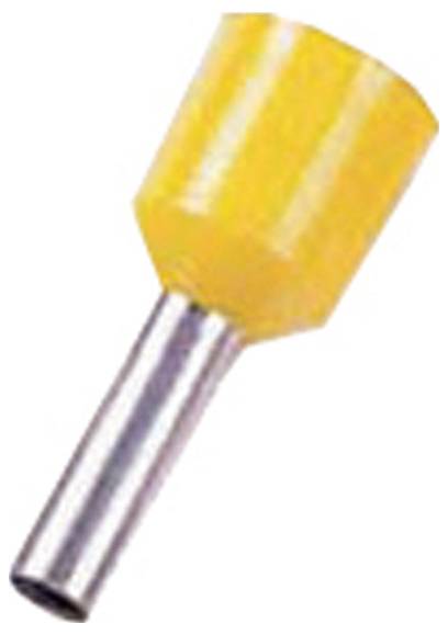 Intercable 180801 Aderendhülse Teilisoliert Gelb 1 St.
