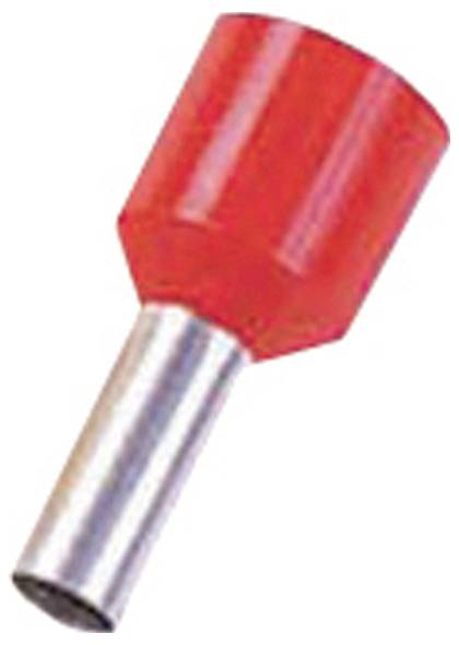 Intercable 180747 Aderendhülse Teilisoliert Rot 1 St.