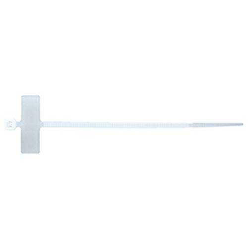 Intercable 183248 ICC61686 290x4,8mm Beschriftungsf. natur Kabelbinder 290 mm 4.8 mm Farblos mit Kunststoffzunge, mit Be...