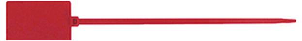 Intercable 183249 ICC61690 363x7,5mm Beschriftungsf. rot Kabelbinder 363 mm 7.5 mm Rot mit Kunststoffzunge, mit Beschrif...