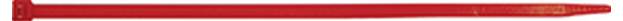 Intercable 183217 ICC61602 Kabelbinder 100 mm 2.5 mm Rot mit Kunststoffzunge 1 St.