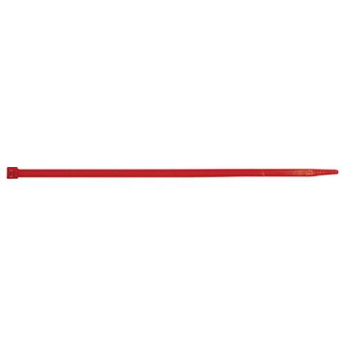 Intercable 183217 ICC61602 Kabelbinder 100 mm 2.5 mm Rot mit Kunststoffzunge 1 St.