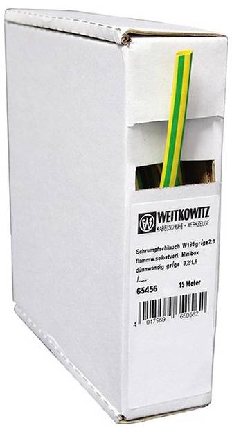 Intercable 183307 Schrumpfschlauch Grün-Gelb 25.4 mm 12.7 mm Schrumpfrate:2:1 1 St.