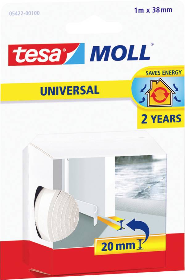 tesa  05422-00101-02 Dichtband tesamoll® Universal Braun (L x B) 1 m x 38 mm 1 St.