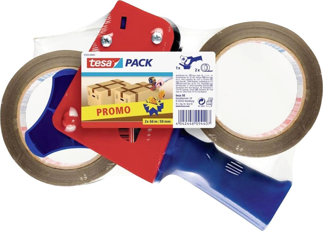 tesa 57455-00001-02 Klebeband-Abroller tesapack® Chamois (L x B) 66 m x 50 mm 1 St.