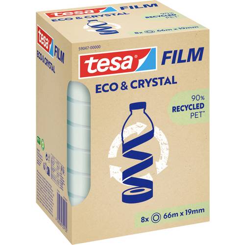 tesa 59047-00000-00 Klebeband tesafilm® Eco & Crystal (L x B) 66 m x 19 mm 1 St.