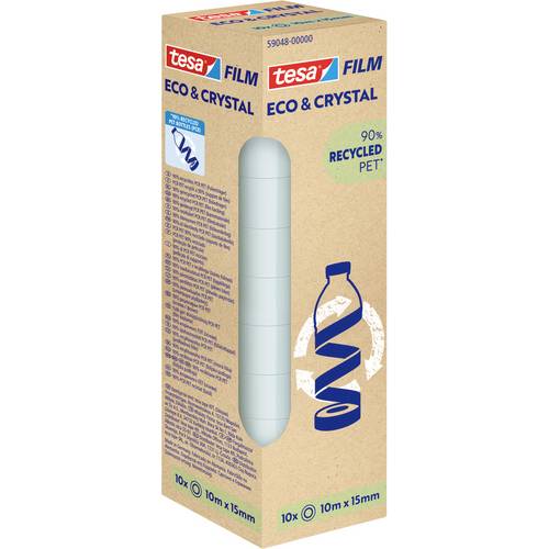 tesa 59048-00000-00 Klebeband tesafilm® Eco & Crystal (L x B) 10 m x 15 mm 1 St.
