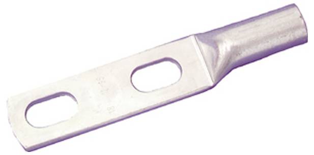 Intercable 180257 ICD9512DL Presskabelschuh verzinnt, 2 Befestigungslöcher 180 ° M12 1 St.