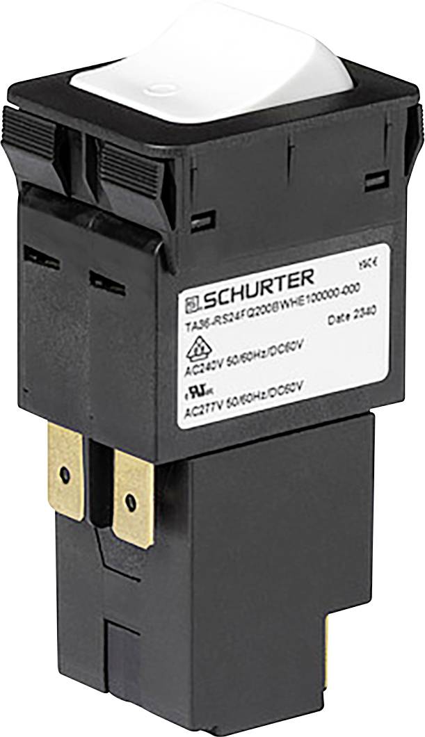 Schurter 3-150-709 Schutzschalter Thermisch-magnetisch 240 V/AC, 60 V/DC 3 A 1 x Ein/(Aus) IP40 (Front) rastend 1 St.