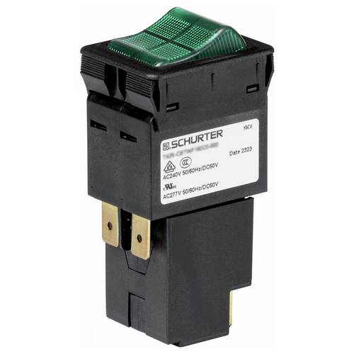 Schurter 3-150-707 Schutzschalter Thermisch-magnetisch 240 V/AC, 60 V/DC 16 A 1 x Aus/Ein IP40 1 St.