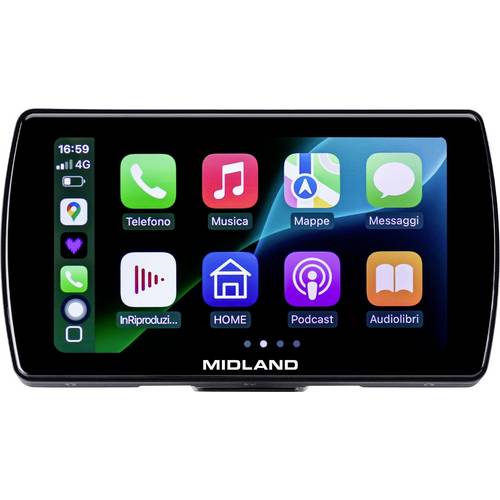 Midland Midland BikePlay Pro, Motorrad Multimedia Motorrad-Navi 12.7 cm 5 Zoll
