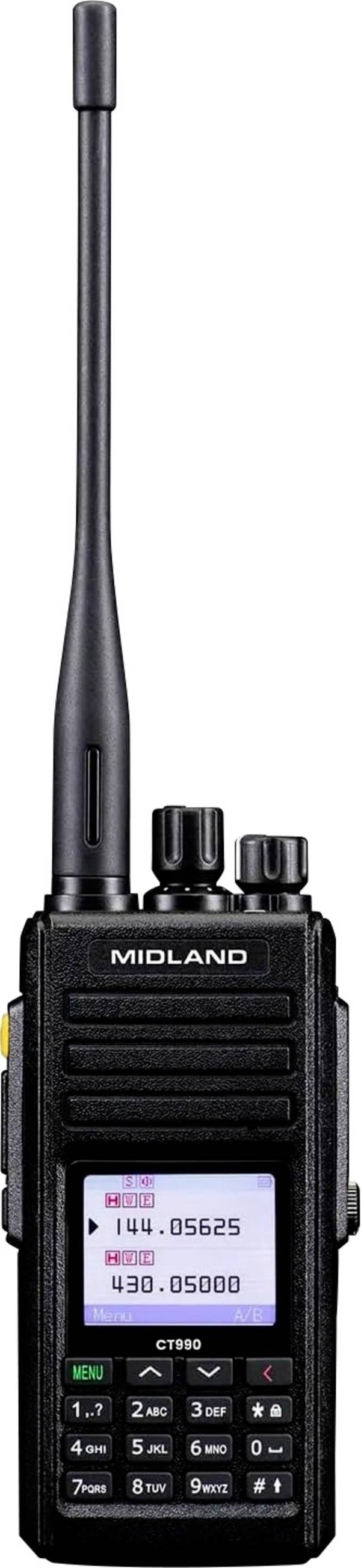 Midland Midland CT990-EBR Amateurfunkgerät, 10W Dualband C1339.02 Amateur-Handfunkgerät