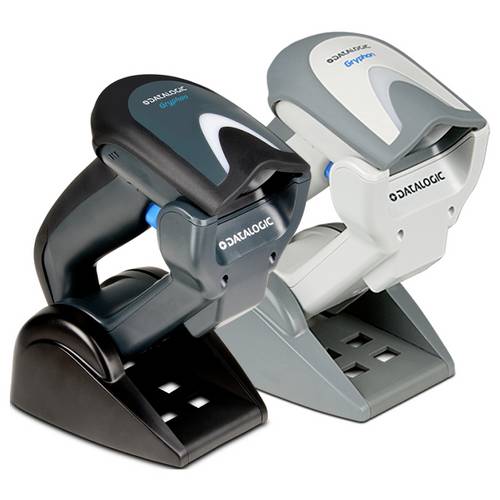Datalogic GM4200-BK-433K1 1D Wireless Barcode-Scanner Funk 1D Linear Imager Schwarz, Grau Hand-Scanner inkl. Standfuß US...