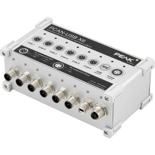 PEAK-System Technik IPEH-004063 PCAN-USB X6 - M12 CAN Umsetzer 1 St.
