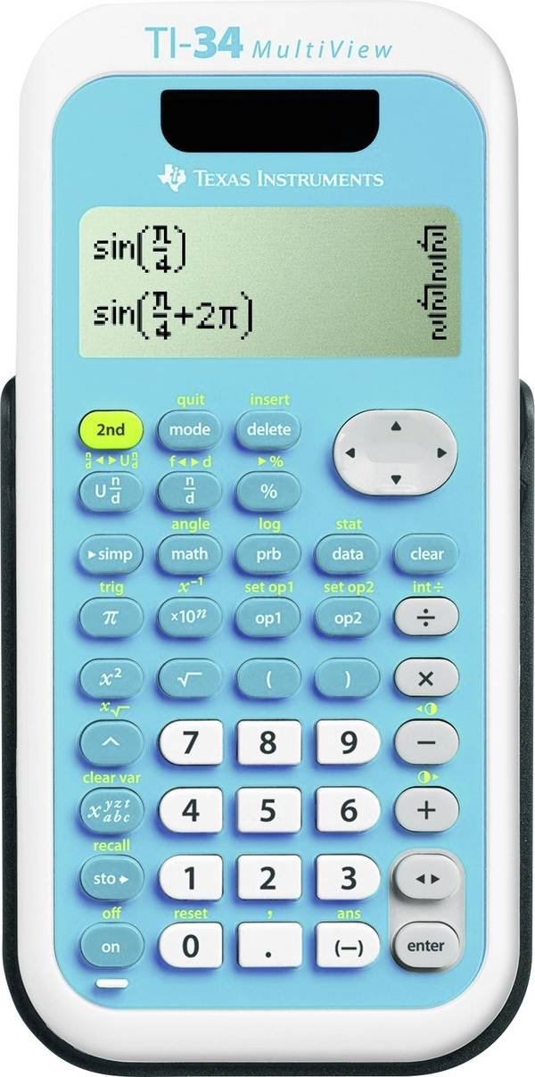 Texas Instruments TI-34  Taschenrechner  Display (Stellen): 16 solarbetrieben, batteriebetrieben (B x H x T) 80 x 19 x 158 mm