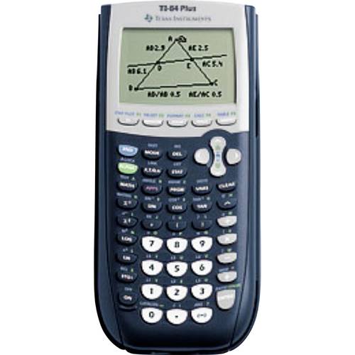 Texas Instruments TI-84 PLUS Grafikrechner Dunkelblau Display (Stellen): 16 batteriebetrieben (B x H x T) 192 x 89 x 27 ...