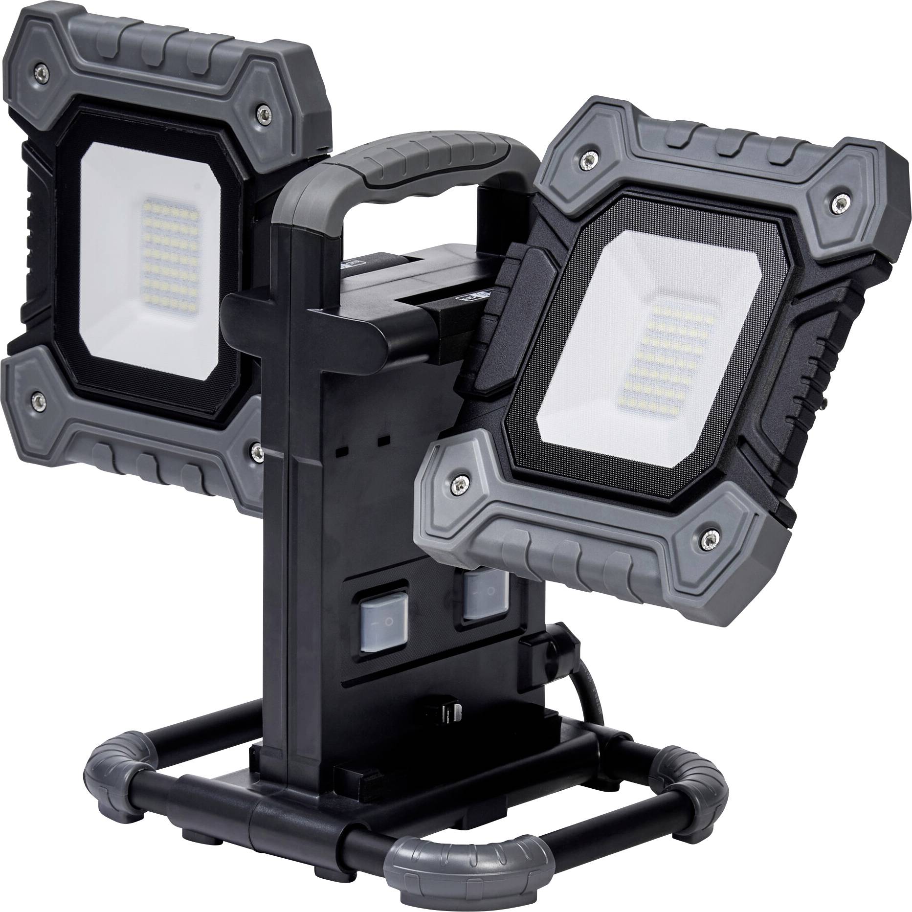 OSRAM Baustrahler, LED-Flutlichtstrahler LED 60 W Kaltweiß, Tageslichtweiß Schwarz/Grau