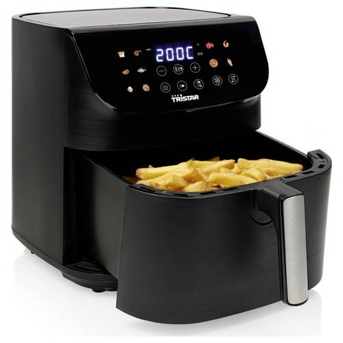 Tristar FR-9073 Heißluft-Fritteuse 9 l 1800 W Antihaftbeschichtung, digitaler Timer Schwarz
