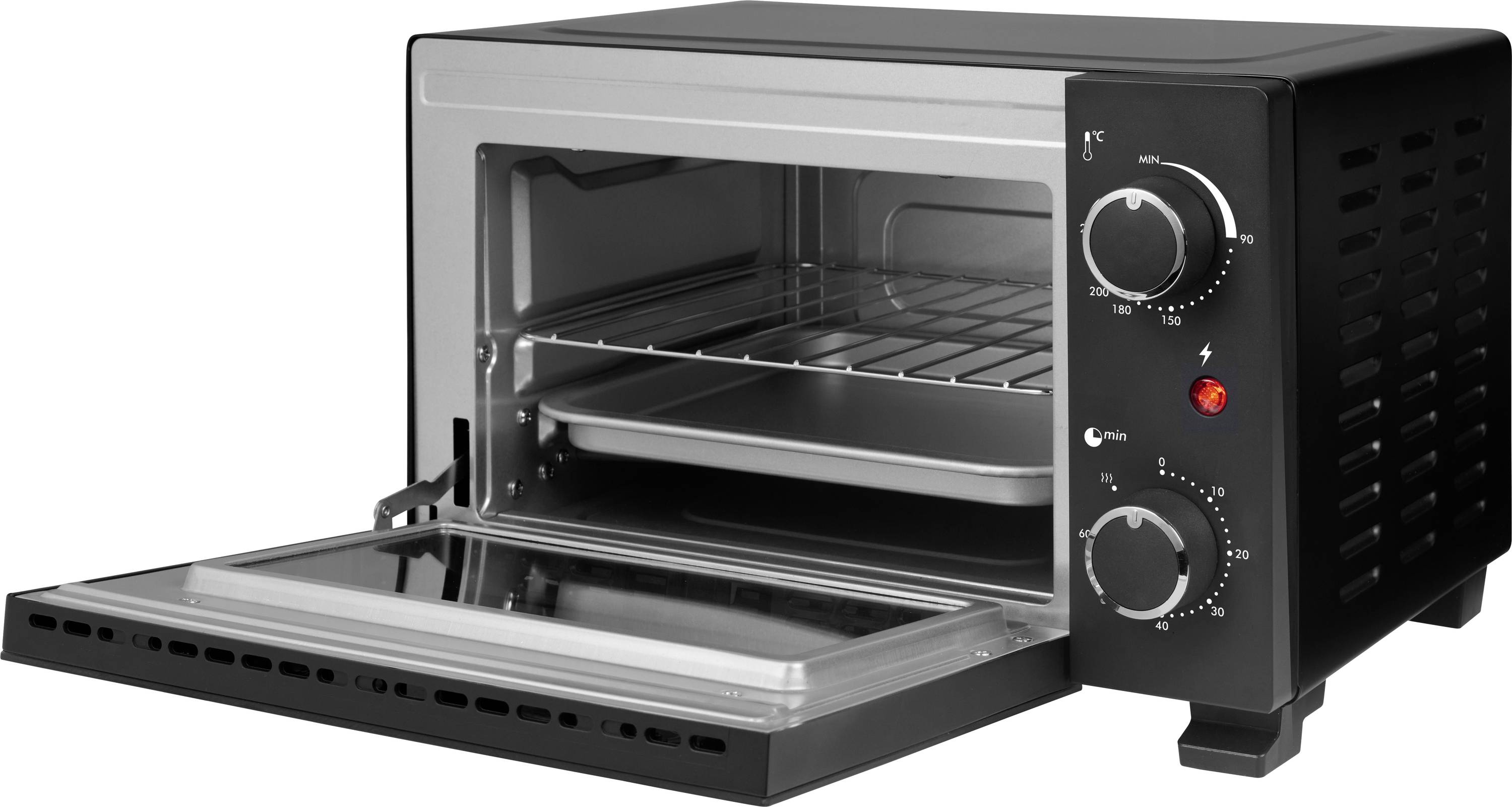 Tristar OV-3610 Minibackofen Timerfunktion, Kontrollleuchte, Umluft-Funktion, kabelgebunden 10 l