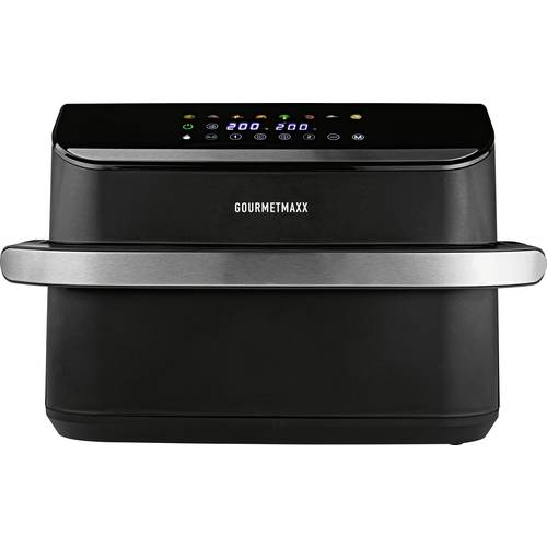 GourmetMaxx 19171 Heißluft-Fritteuse 10 l 2400 W Antihaftbeschichtung, BPA-frei, Cool-Touch-Gehäuse, digitaler Timer, Gr...