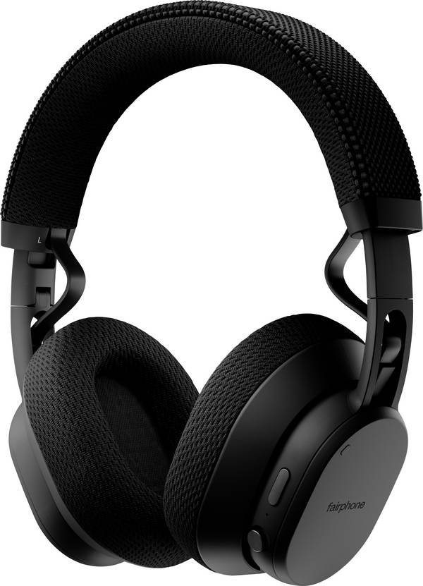 Fairphone Fairbuds XL  On Ear Kopfhörer Bluetooth® Stereo Schwarz Noise Cancelling Klang-Personalisierung Computer