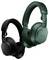 Zwei kabellose Over-Ear-Kopfhörer; einer in Schwarz, der andere in Grün. Beide haben die 'Fairphone'-Markenbezeichnung auf den Ohrmuscheln.
