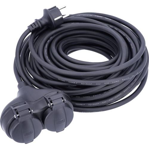 Thumbnail - AS Schwabe 60663 Strom Verlängerungskabel 16 A Schwarz 15 m