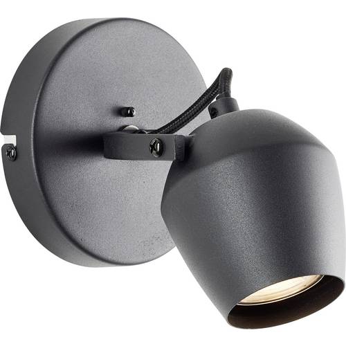 Brilliant Wandspot 12cm G06710/86 Wandleuchte GU10 Schwarz