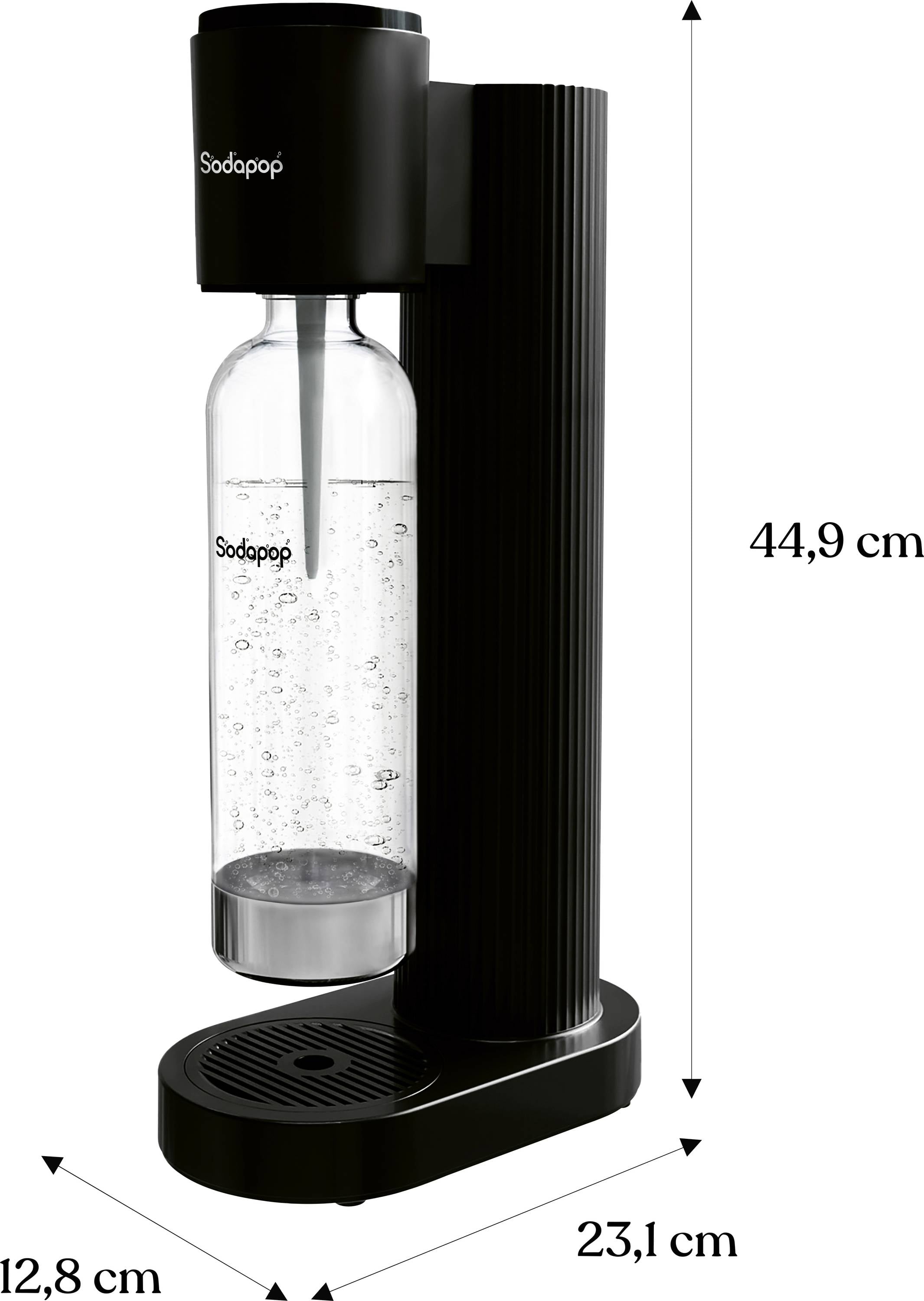 Sodapop Wassersprudler Schwarz