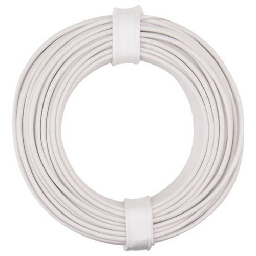 Donau Elektronik 175-015 Litze LiY 1 x 0.75 mm² Weiß 1 St.