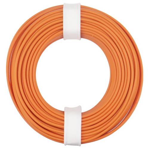 Donau Elektronik 175-017 Litze LiY 1 x 0.75 mm² Orange 1 St.