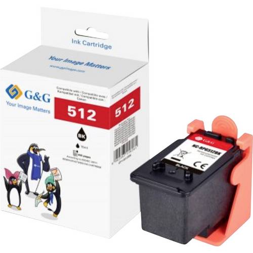 G&G Druckerpatrone Kompatibel Schwarz NC-RG512BK GP-H512BK