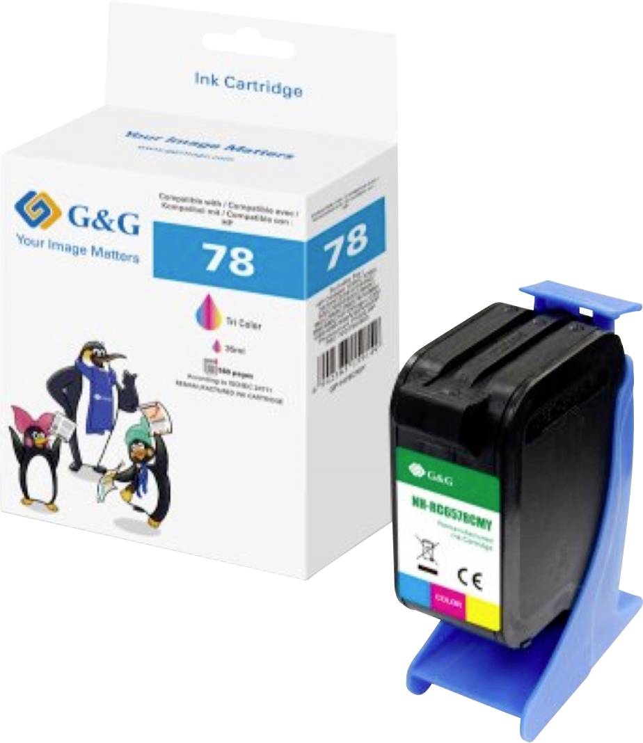 G&G Druckerpatrone Kompatibel GP-H78CMY