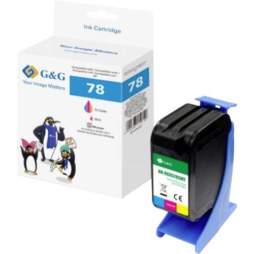 G&G Druckerpatrone Kompatibel Color NH-RC6578CMY GP-H78CMY