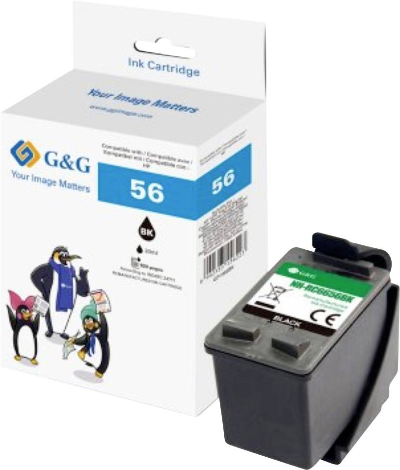 G&G Druckerpatrone Kompatibel Schwarz NH-RC6656BK GP-H56BK
