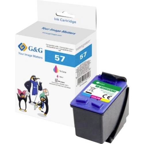 G&G Druckerpatrone Kompatibel Color NH-R6657C/M/Y GP-H57CMY